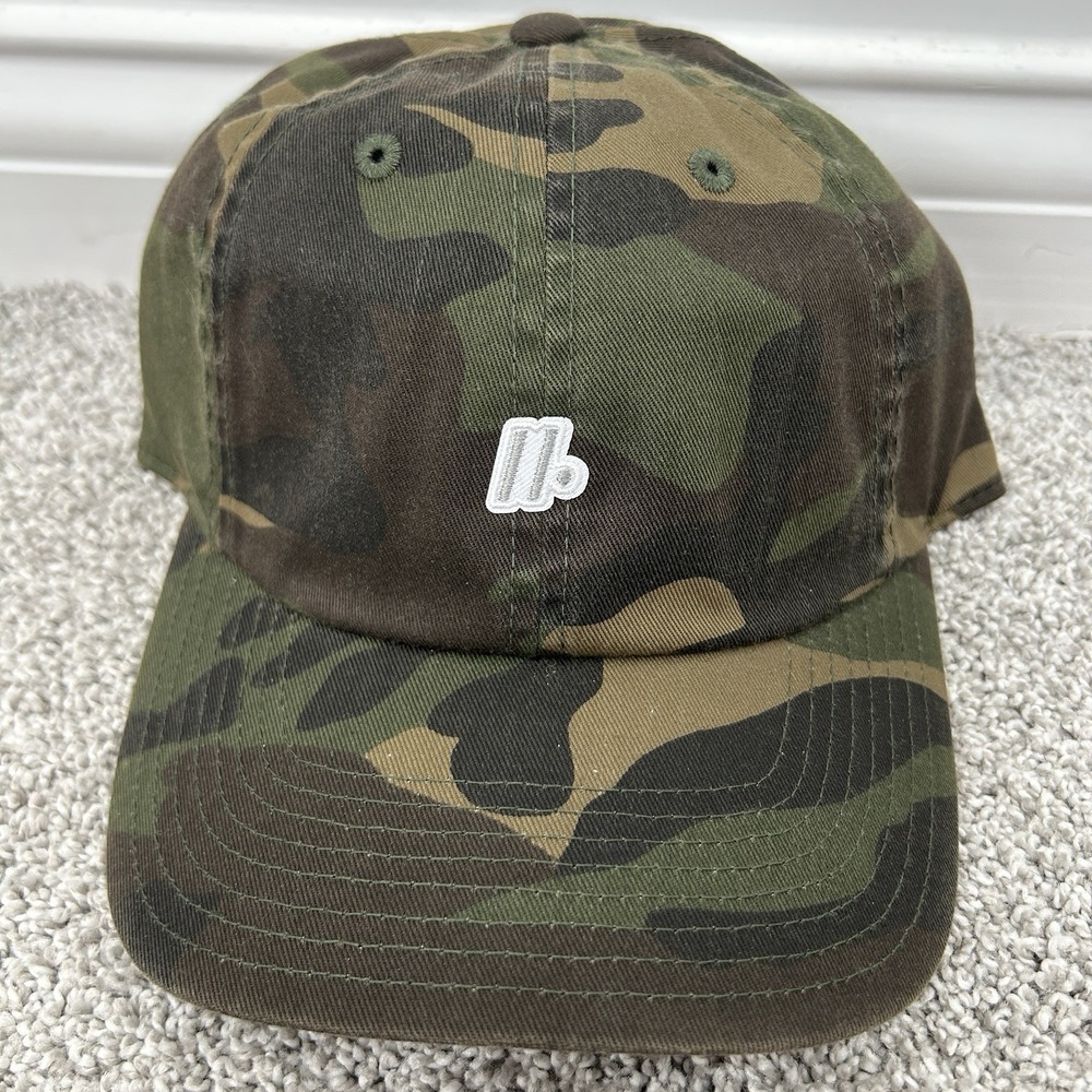 American Needle Camo Golf Hat Baseball Cap Adjustable Olive Green Army Outdoors